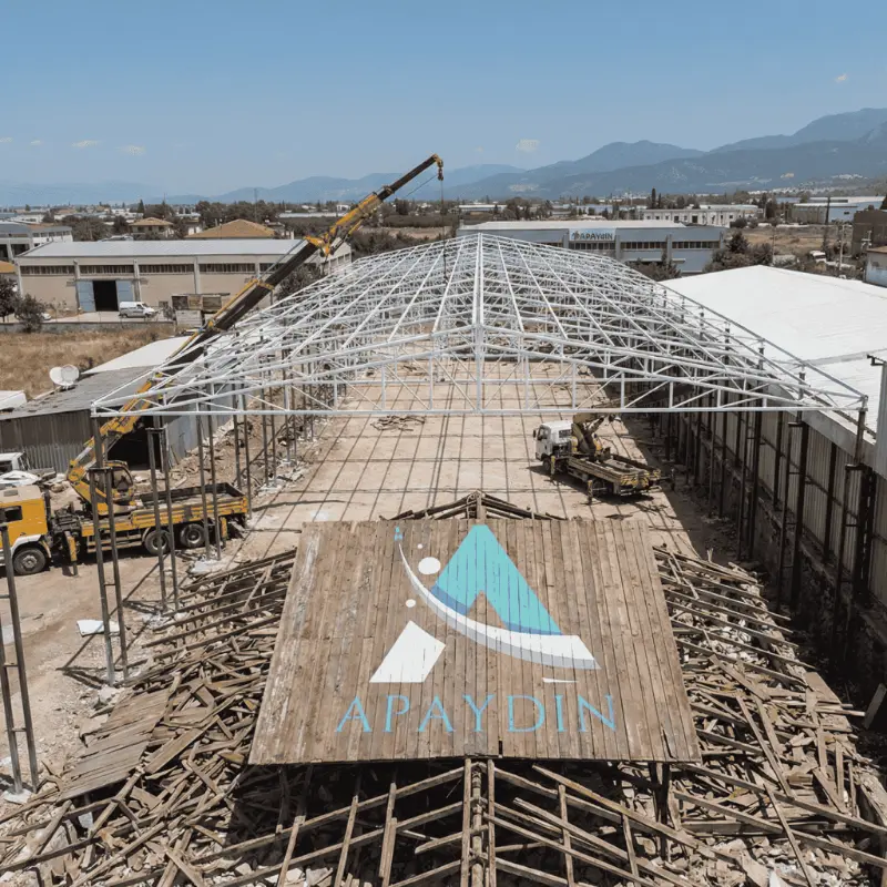 Apaydın Çelik Üretim Tesisi ve Fabrika Görünümü